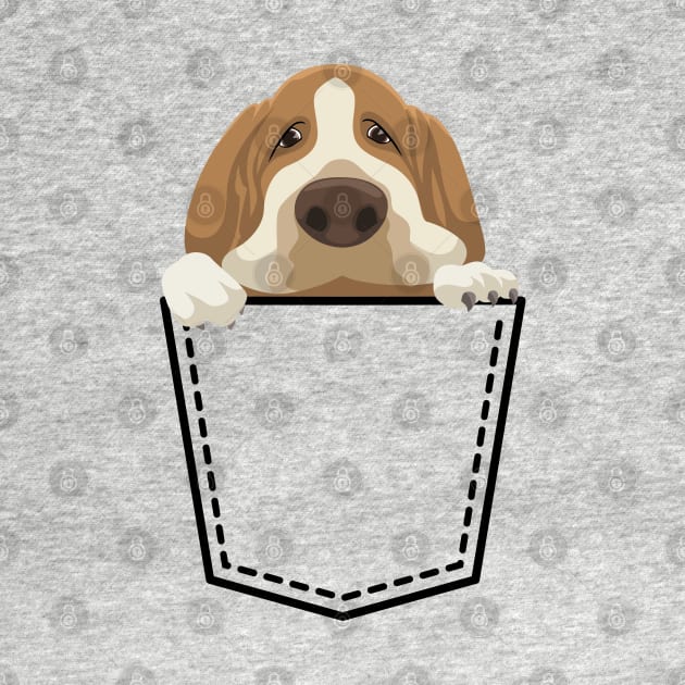 Basset Hound on pocket by creative.z